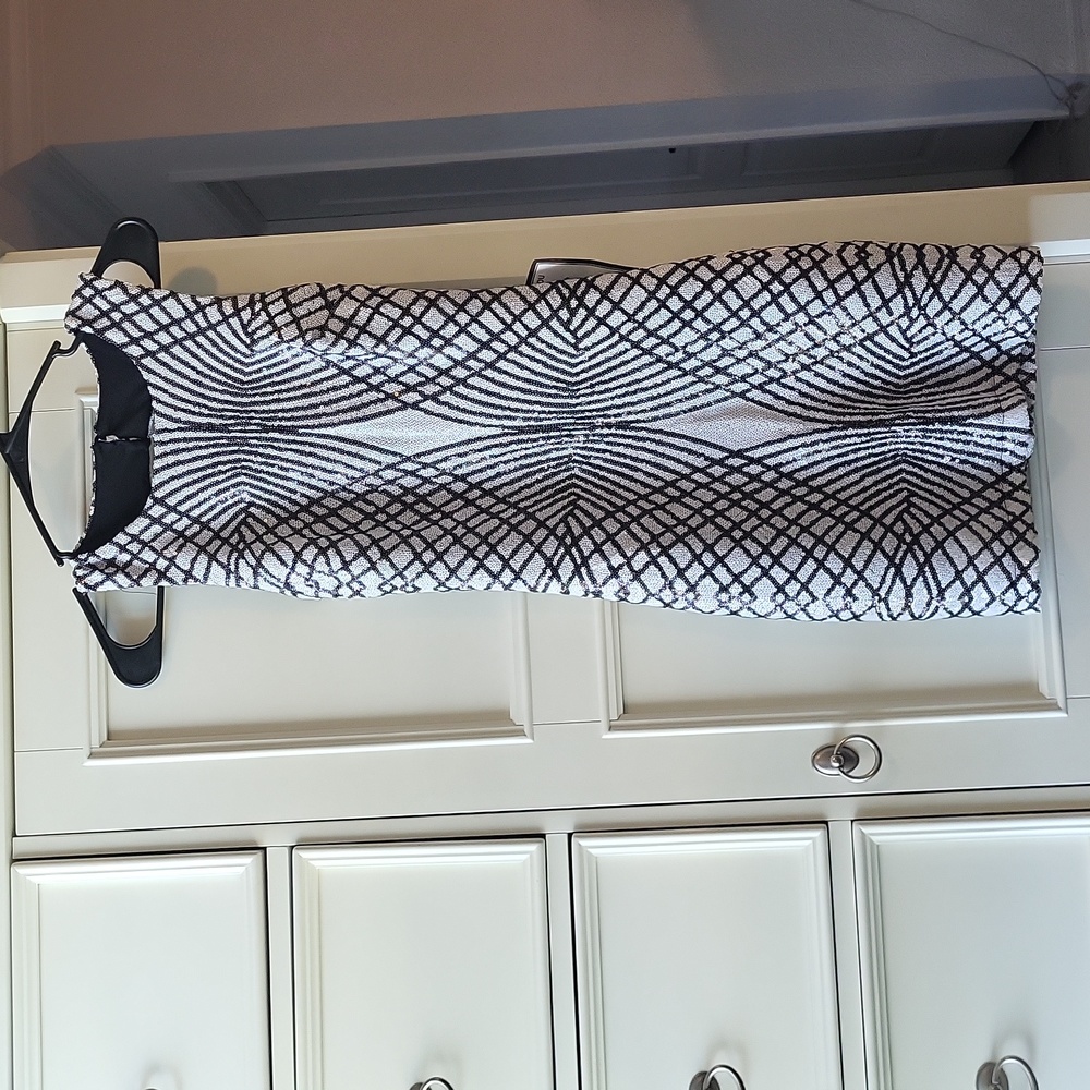 Sequin Dress Black and White  - 0 NWT